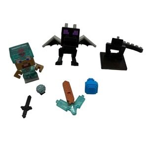 Minecraft Treasure X Ender Dragon Mine & Craft Character Accessories Figure Lot